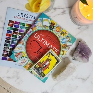 Ultimate tarot guidebook, tarot cards, crystals &